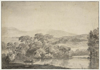 Q 041
<br/>
Italiaans landschap
<br/>
<em>Dujardin, Karel (1622-1678)</em>